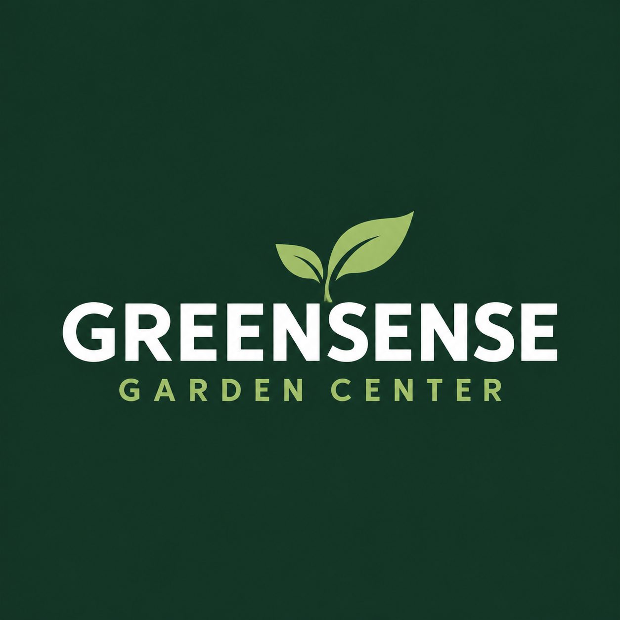 Логотип GREENSENSE Garden Center
