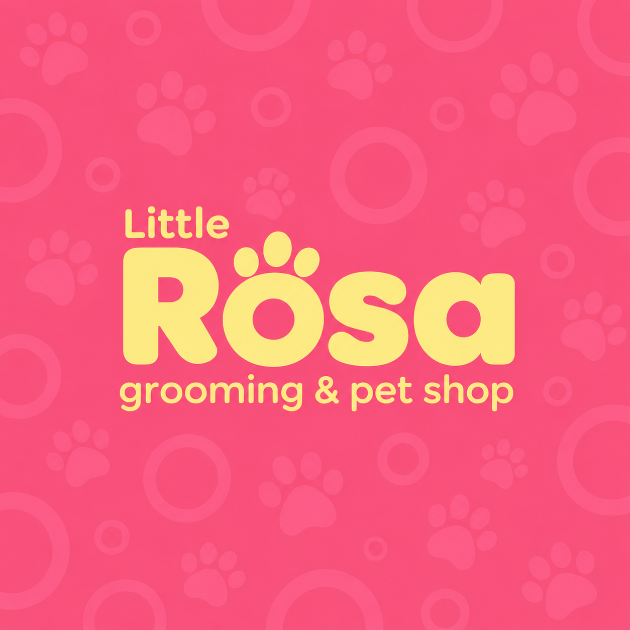 Little Rosa Pet Grooming logosu