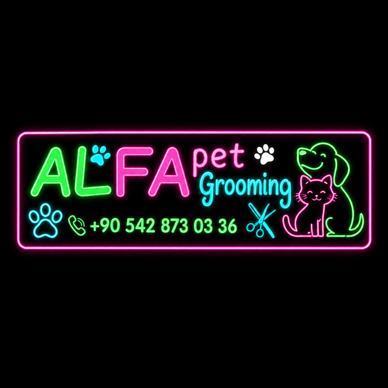 لوگوی ALFA Pet Grooming