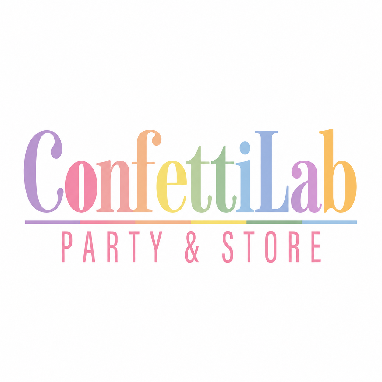ConfettiLab PARTY & STORE logosu