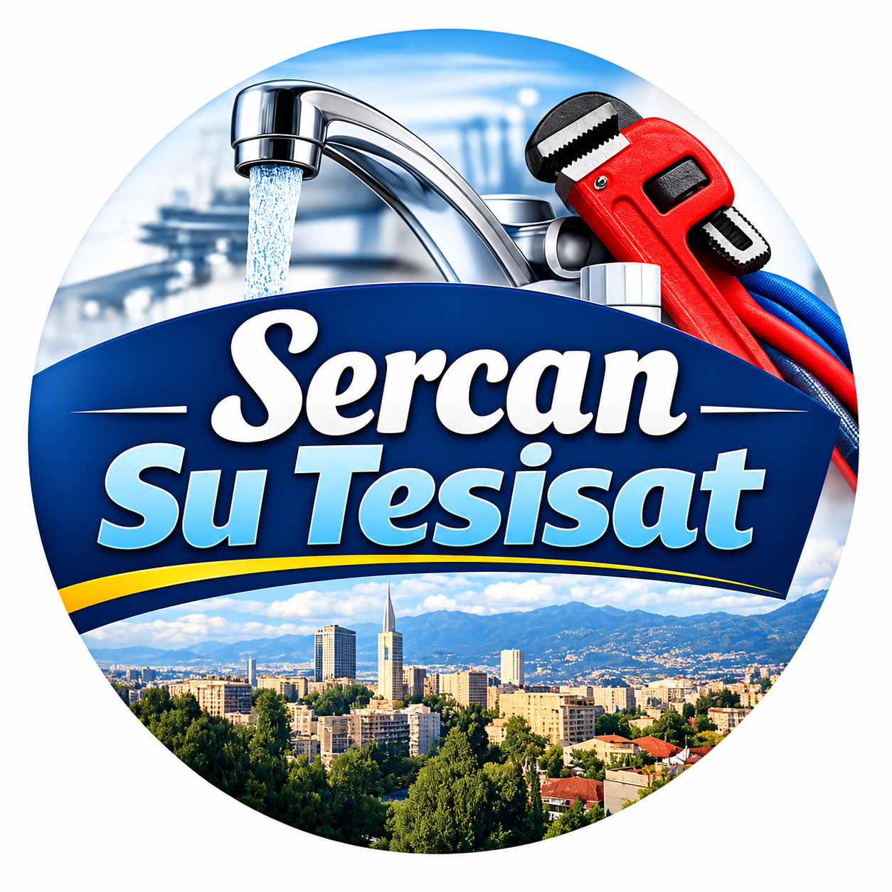 Логотип Sercan Su Tesisatı